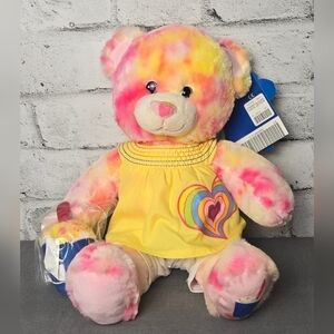 Build-A-Bear Blizzard Bear “Strawberry Cheesecake” 16″ Tie-Dye Scent Plush